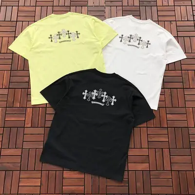 ¥~99 CH🔥OM🔥 HE🔥RTS T-SHIRT 77031943 (im 185CM 68KG iwear size 2XL in the photo)