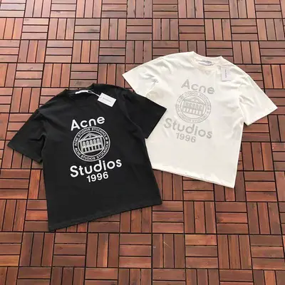 ￥159 ACNE STUDIOS T-SHIRT 88031921 (im 185CM 68KG iwear size M in the photo)