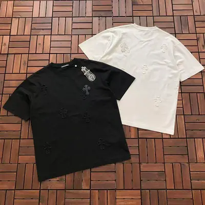￥~99 CH🔥OM🔥 HE🔥RTS T-SHIRT 77031973 (im 185CM 68KG iwear size XL in the photo)