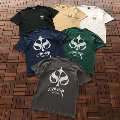 ￥~79 ST🔥S🔥Y T-SHIRT 55032225 (im 176CM 58KG iwear size L in the photo)