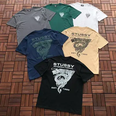 ￥~79 ST🔥S🔥Y T-SHIRT 55032214 (im 185CM 80KG iwear size L in the photo)