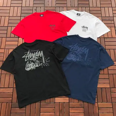 ￥~79 ST🔥S🔥Y T-SHIRT 55032228 (im 176CM 58KG iwear size L in the photo)