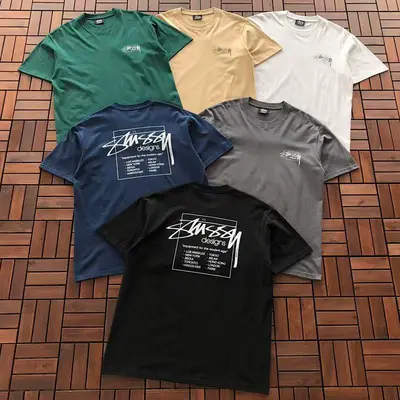 ￥~79 ST🔥S🔥Y T-SHIRT 55032338 (im 185CM 80KG iwear size L in the photo)