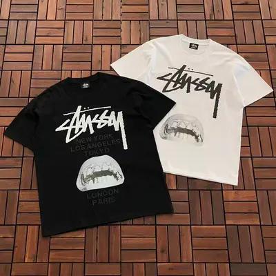 ￥~79 ST🔥S🔥Y & RICK OWENS T-SHIRT 55032353 (im 185CM 80KG iwear size L in the photo)