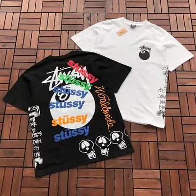 ￥125 ST🔥S🔥Y T-SHIRT 88032523 (im 176CM 58KG iwear size M in the photo)