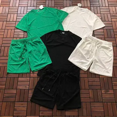 TOP￥139 PANTS￥169 L🔥E🔥🔥T-SHIRT SHORTS 88032545 (im 176CM 58KG iwear size M in the photo)