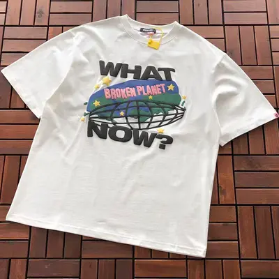 ￥~95 BROKEN PLANET T-SHIRT 55032540 (im 176CM 58KG iwear size S in the photo)