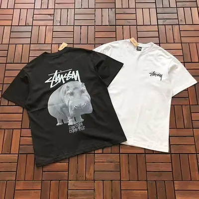 ￥125 ST🔥S🔥Y T-SHIRT 88032521 (im 176CM 58KG iwear size M in the photo)
