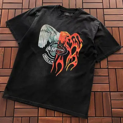 ￥~86 AMIRI T-SHIRT 77032509 (im 176CM 58KG iwear size M in the photo)