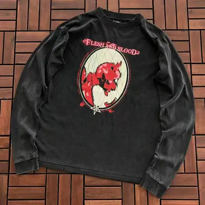 ￥~139 SAINT MICHAEL LONG-SLEEVE 66032527 (im 180CM 68KG iwear size S in the photo)