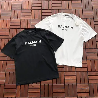 ￥~169 BALMAIN T-SHIRT 55032608 (im 176CM 58KG iwear size M in the photo)