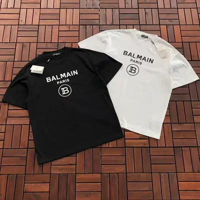 ￥~169 BALMAIN T-SHIRT 55032601 (im 176CM 58KG iwear size M in the photo)