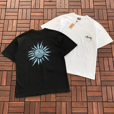 ￥~85 ST🔥S🔥Y T-SHIRT 55040124 (im 185CM 80KG iwear size M in the photo)