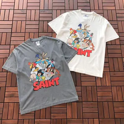 ￥~99 SAINT MICHAEL & DISNEY T-SHIRT 77040110 (im 185CM 80KG iwear size M in the photo)