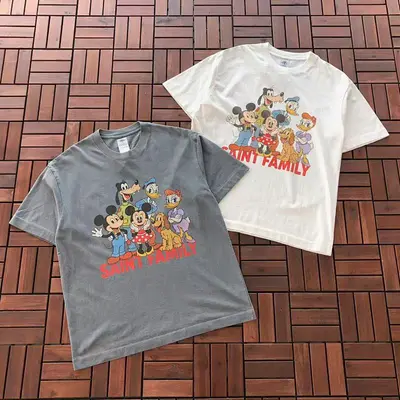 ￥~99 SAINT MICHAEL & DISNEY T-SHIRT 77040109 (im 185CM 80KG iwear size M in the photo)