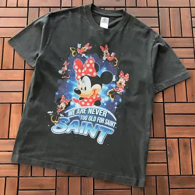 ￥~99 SAINT MICHAEL & DISNEY T-SHIRT 77040139 (im 185CM 80KG iwear size M in the photo)