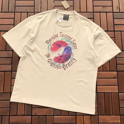 ￥~89 SAINT MICHAEL T-SHIRT 77040224 (im 185CM 80KG iwear size M in the photo)