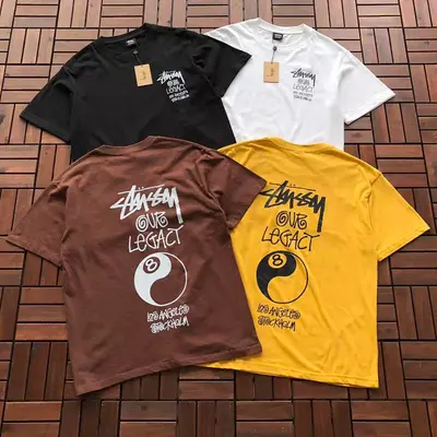 ￥119 ST🔥S🔥Y T-SHIRT 88040374 (im 176CM 58KG iwear size M in the photo)