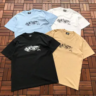 ¥~79 ST🔥S🔥Y T-SHIRT 55040368 (im 185CM 80KG iwear size L in the photo)