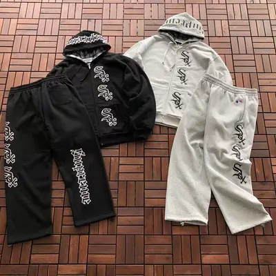 TOP¥~379 PANTS¥~219 S🔥P🔥E🔥E & CHICAGO WHITE SOX HOODIE TROUSERS 77040322
