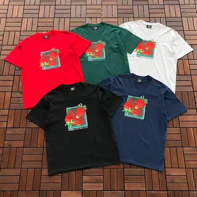 ￥~79 ST🔥S🔥Y T-SHIRT 55040352 (im 185CM 80KG iwear size M in the photo)