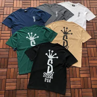 ￥~79 ST🔥S🔥Y T-SHIRT 55040319 (im 185CM 80KG iwear size M in the photo)