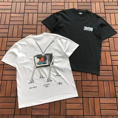 ￥~79 ST🔥S🔥Y T-SHIRT 55040414 (im 185CM 80KG iwear size M in the photo)