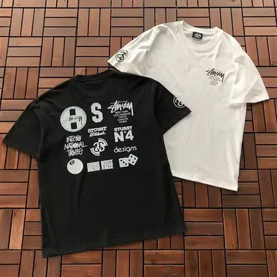 ￥~79 ST🔥S🔥Y T-SHIRT 55040389 (im 185CM 80KG iwear size M in the photo)