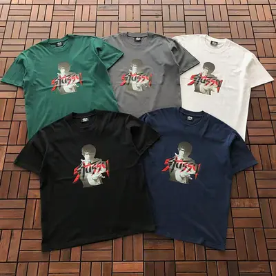 ￥~79 ST🔥S🔥Y T-SHIRT 55040338 (im 185CM 80KG iwear size L in the photo)