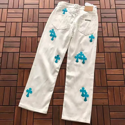 ￥~139 CH🔥OM🔥 HE🔥RTS JEANS 77040337 (im 176CM 58KG iwear size L in the photo)