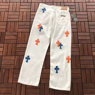 ￥~139 CH🔥OM🔥 HE🔥RTS JEANS 77040309 (im 176CM 58KG iwear size L in the photo)