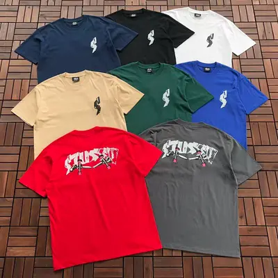 ￥~79 ST🔥S🔥Y T-SHIRT 55040447 (im 180CM 68KG iwear size M in the photo)