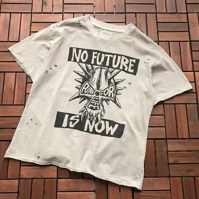 ￥~119 VINTAGE T-SHIRT 55040537 (im 185CM 80KG iwear size S in the photo)