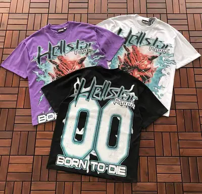 ￥~79 HELLSTAR T-SHIRT 77040546 (im 176CM 58KG iwear size M in the photo)