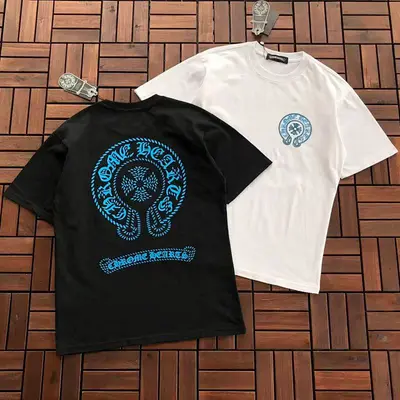 ￥~125 CH🔥OM🔥 HE🔥RTS T-SHIRT 55040503 (im 185CM 80KG iwear size S in the photo)