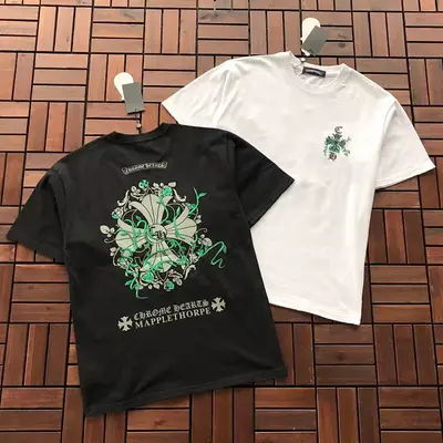 ￥~129 CH🔥OM🔥 HE🔥RTS T-SHIRT 55040511 (im 185CM 80KG iwear size S in the photo)