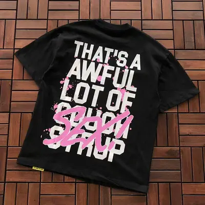￥~86 TH🔥T'S A AW🔥UL L🔥T OF C.. T-SHIRT 77040537 (im 176CM 58KG iwear size M in the photo)