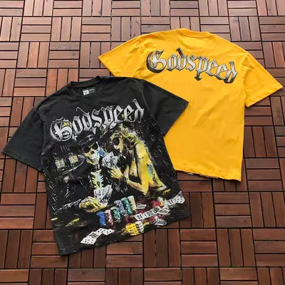 BLACK¥~89 YELLOW¥~85 GODSPEED T-SHIRT 77040640 (im 176CM 58KG iwear size M in the photo)