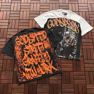 BLACK¥~ 89 WHITE¥~ 85 GODSPEED T-SHIRT 77040639 (im 176CM 58KG iwear size M in the photo)