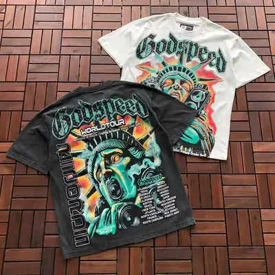 BLACK¥~ 89 WHITE¥~ 85 GODSPEED T-SHIRT 77040654 (im 176CM 58KG iwear size M in the photo)