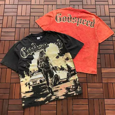 ¥~89 GODSPEED T-SHIRT 77040644 (im 176CM 58KG iwear size M in the photo)