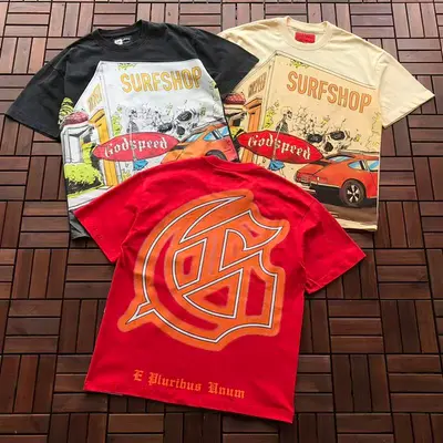 ¥~89 GODSPEED T-SHIRT 77040627 (im 176CM 58KG iwear size M in the photo)