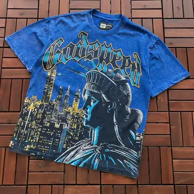 ¥~89 GODSPEED T-SHIRT 77040673 (im 176CM 58KG iwear size S in the photo)