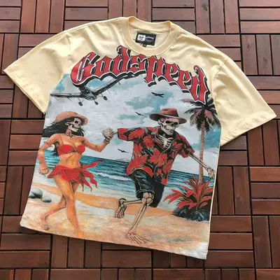 ¥~85 GODSPEED T-SHIRT 77040662 (im 176CM 58KG iwear size M in the photo)