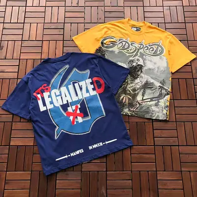 ¥~85 GODSPEED T-SHIRT 77040642 (im 176CM 58KG iwear size L in the photo)