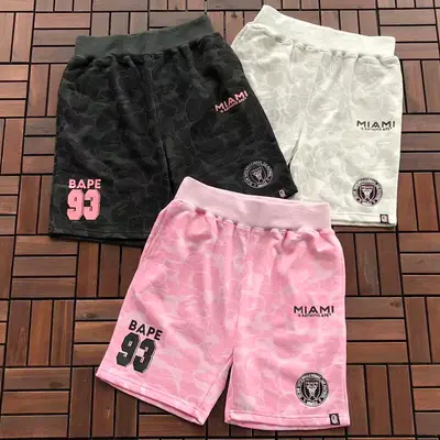 ¥~119 BAPE & INTER MIAMI SHORTS 55040763 (im 185CM 80KG iwear size M in the photo)