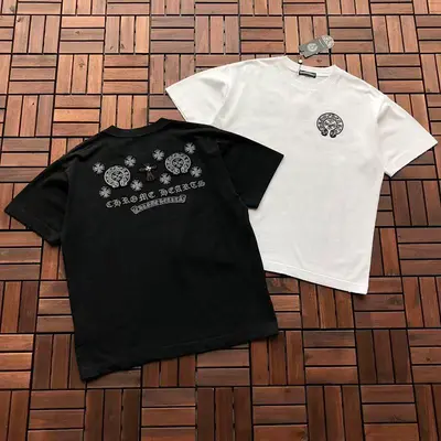 ￥~129 CH🔥OM🔥 HE🔥RTS T-SHIRT 55040737 (im 185CM 80KG iwear size M in the photo)