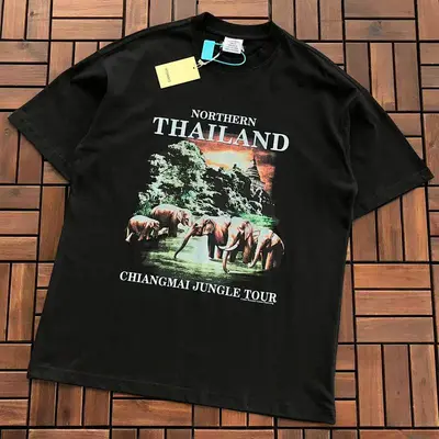￥~109 VETEMENTS T-SHIRT 55040750 (im 185CM 80KG iwear size M in the photo)