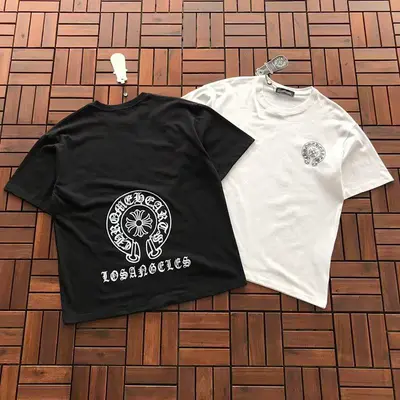 ￥~85 CH🔥OM🔥 HE🔥RTS T-SHIRT 77040841 (im 176CM 58KG iwear size M in the photo)