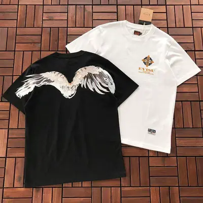 ￥~115 EVISU T-SHIRT 66040991 (im 185CM 80KG iwear size M in the photo)
